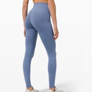 Lululemon Wunder Train Legging 28” Water Drop Waterdrop Size 4 Sz 4